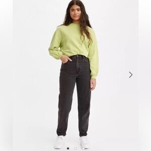 Levi's Premium
HIGH LOOSE TAPER FIT WOMEN'S
PANTS Black Size 27 80's Style